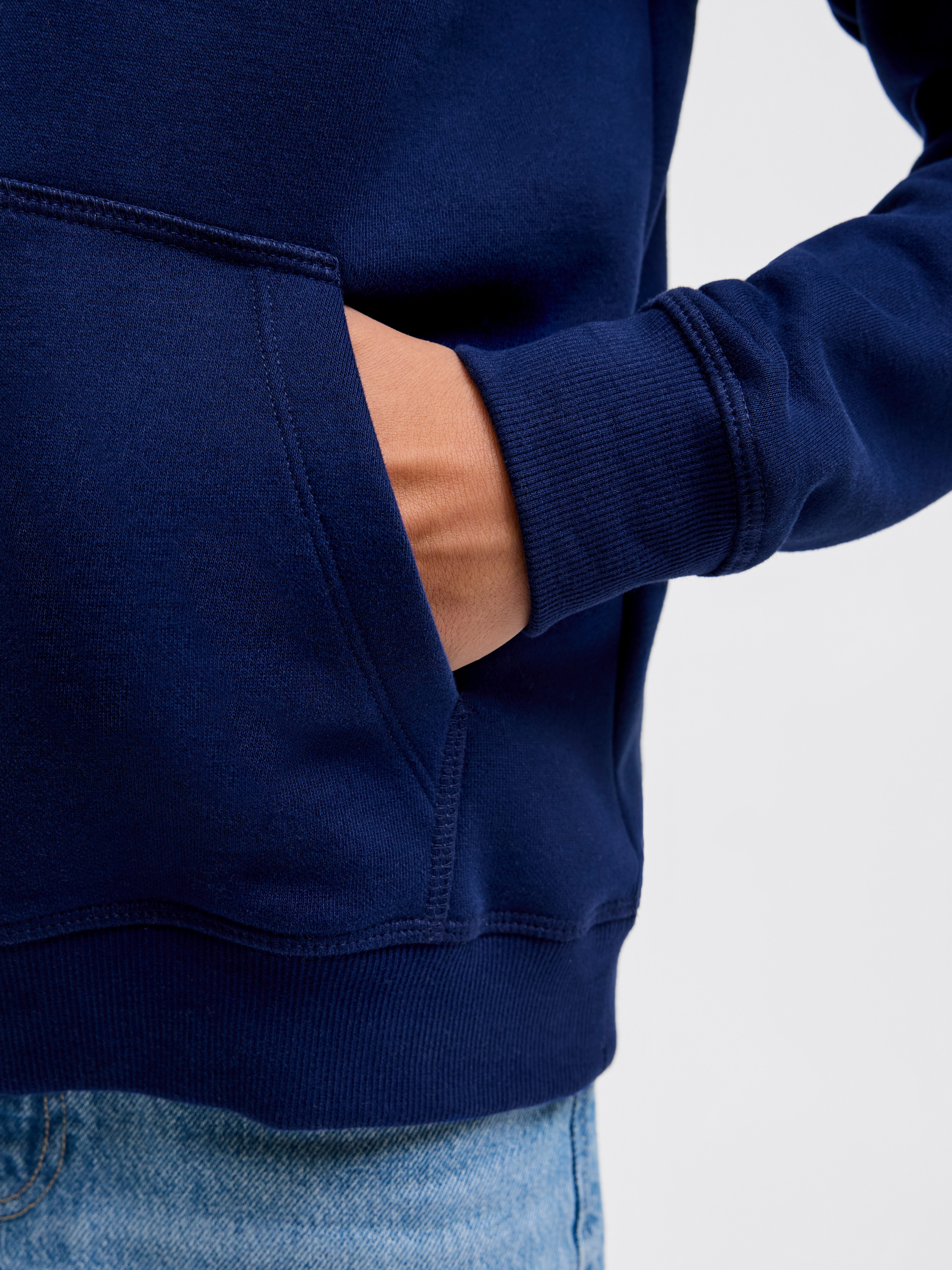 Jack & Jones Junior Kapuzensweatshirt JORBLEECKER BRANDING SWEAT HOOD BF JNR – Bild 3 von 5