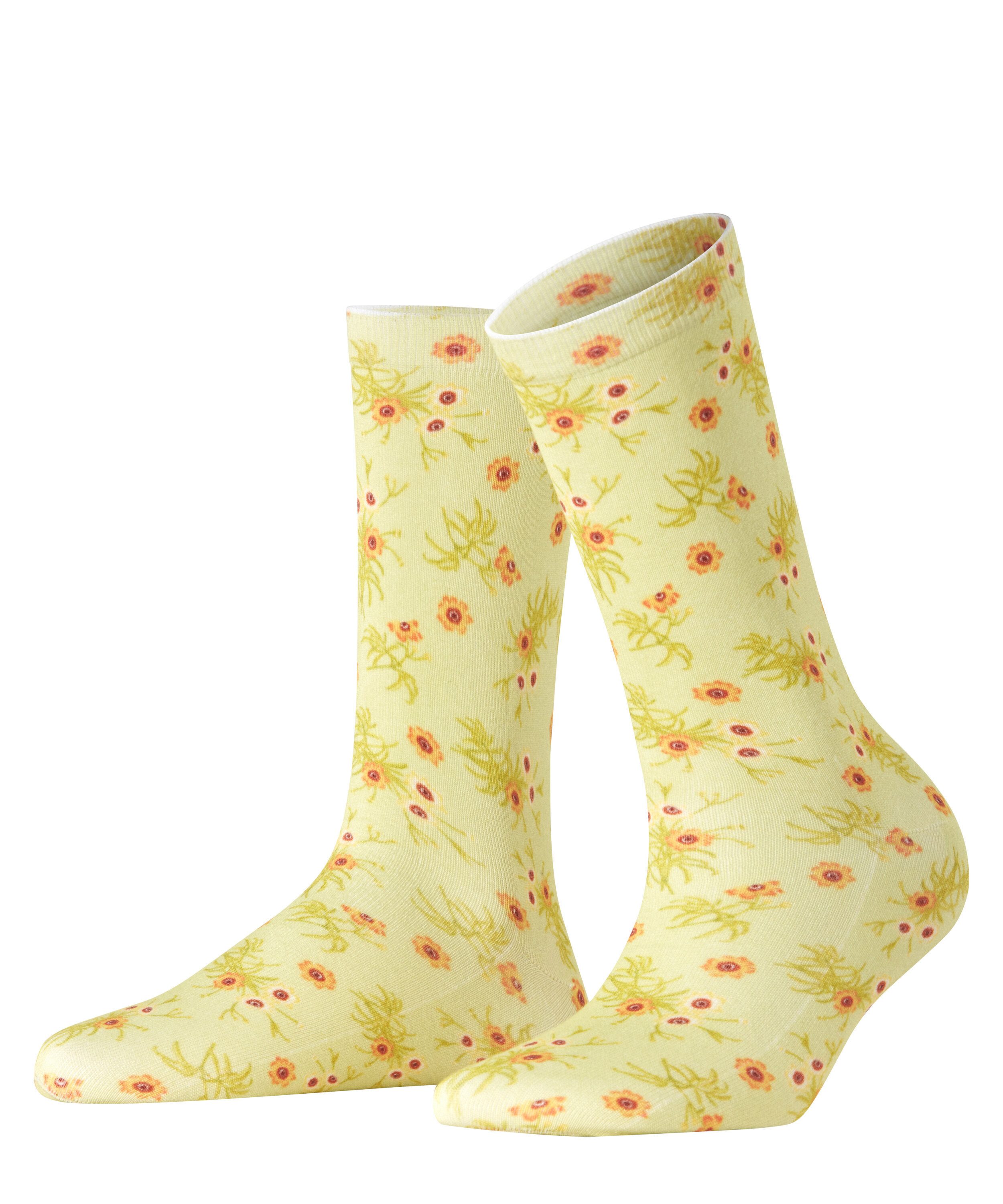 Burlington Socken Floral Romance (1-Paar) mit innovativem Druck