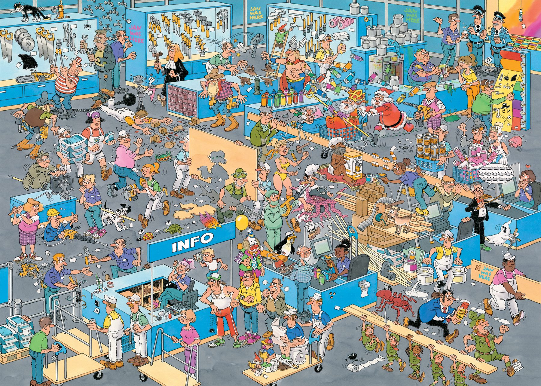 Jan van Haasteren Puzzle Jan van Haasteren - Das Renovierungsprojekt & Der günstig online kaufen