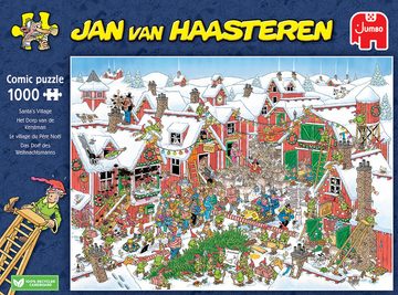 Jumbo Spiele Puzzle Jan van Haasteren Das Dorf des Weihnachtsmanns, 1000 Puzzleteile