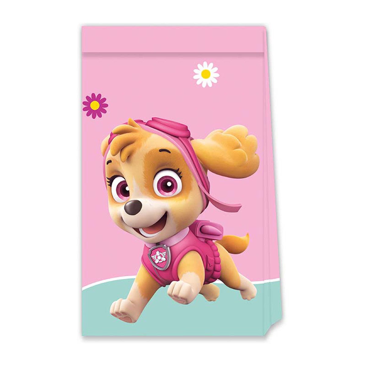 Procos Geschenkpapier Geschenktüte Papier Paw Patrol Skye 4Stk. FSC