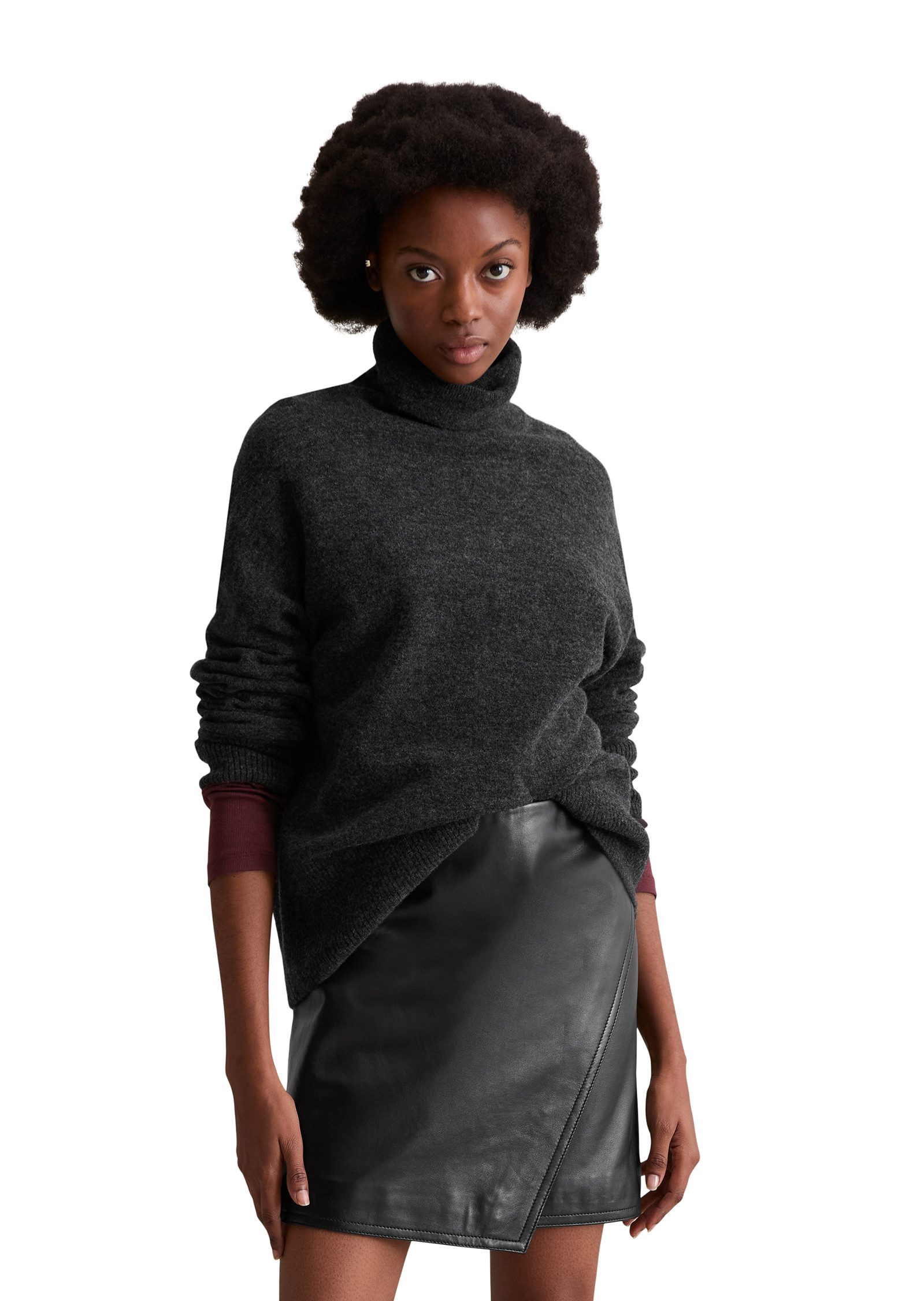 Marc O'Polo DENIM Rollkragenpullover aus softer Wollmischung, regular fit günstig online kaufen