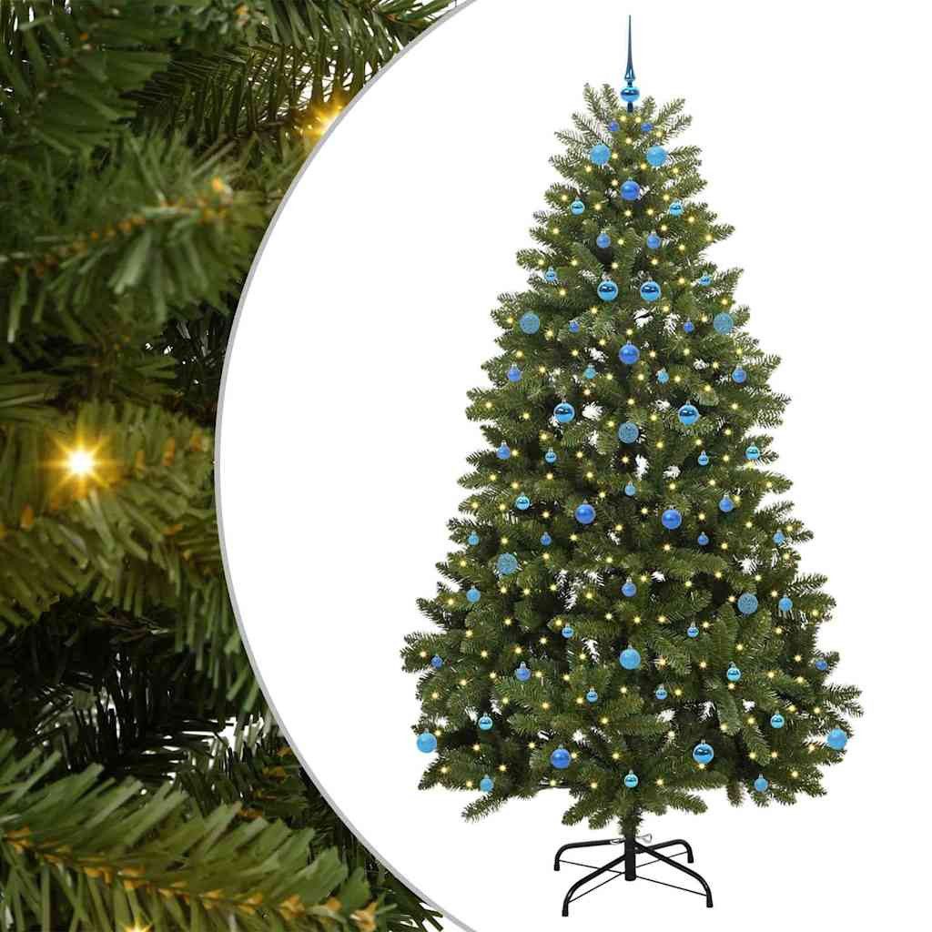 vidaXL Christbaumschmuck Künstlicher Weihnachtsbaum Grün 240 cm PVC und Metall (1-tlg)