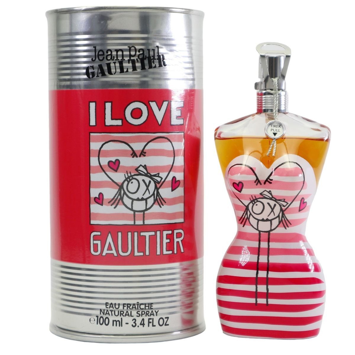 Eau de Toilette Jean Paul Gaultier Classique Eau Fraiche I Love EDT Spray 100 ml