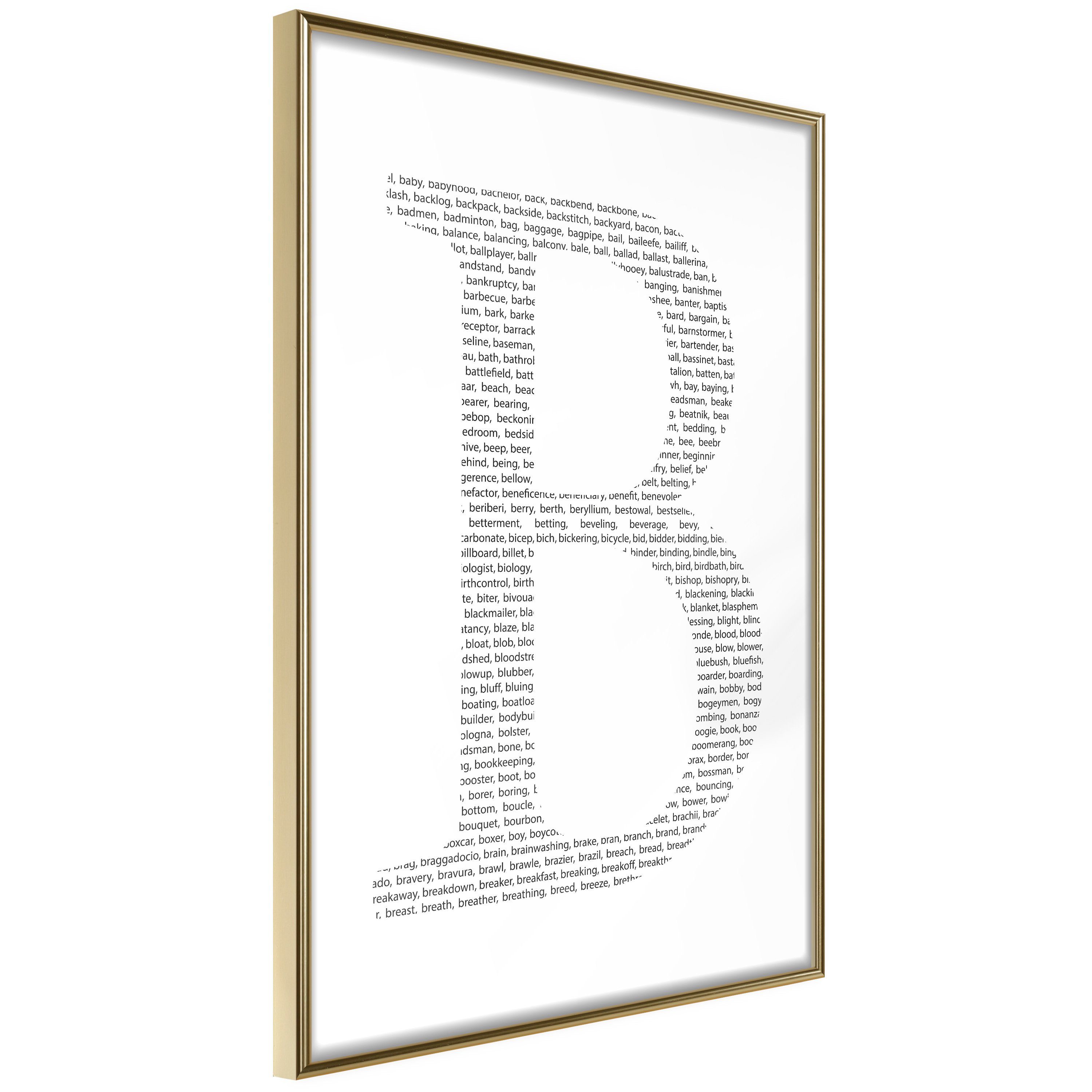 Artgeist Poster Letter B []