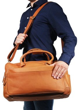 LEONARDO VERRELLI Weekender Britta Tragetasche Handtasche aus echt Leder (einzeln)
