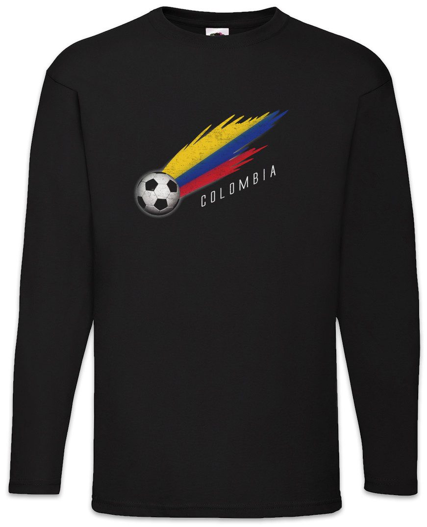 Langarmshirt Colombia Football Comet I Langarm T-Shirt Kolumbien Kolumbianisch