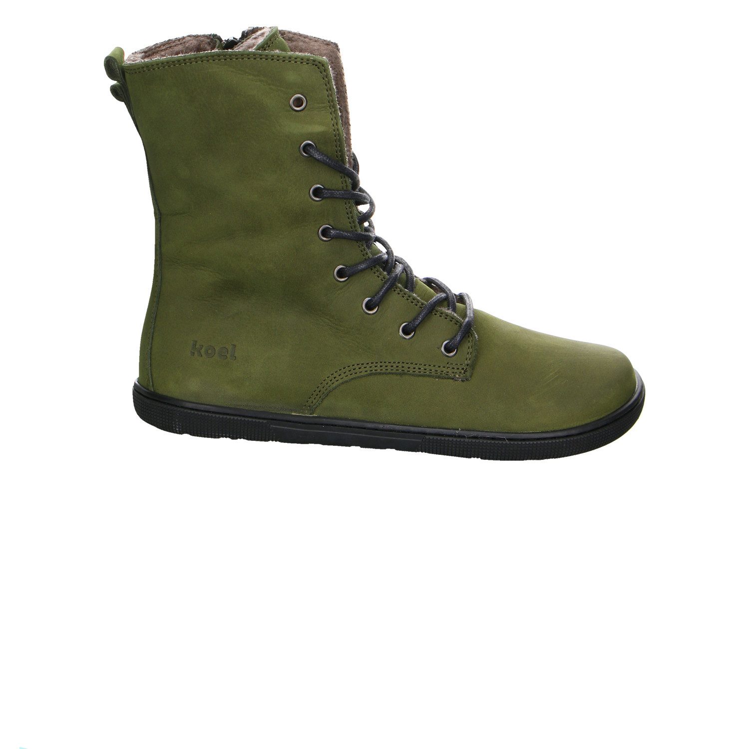 KOEL Koel Nubuk Schnürstiefelette grün Stiefelette günstig online kaufen