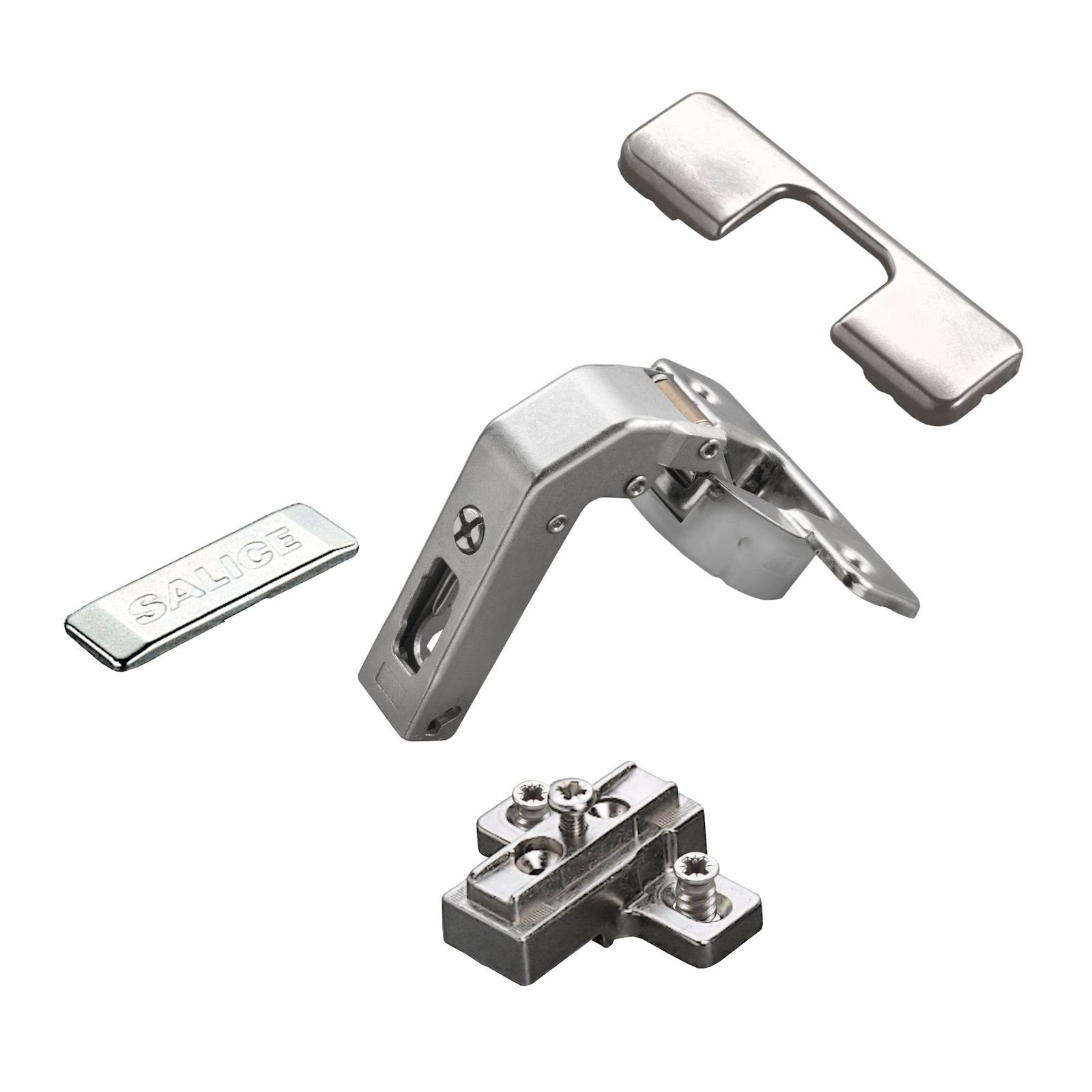 Möbelbeschlag 2 x Salice Stollenscharnier S700 110° gedämpft
