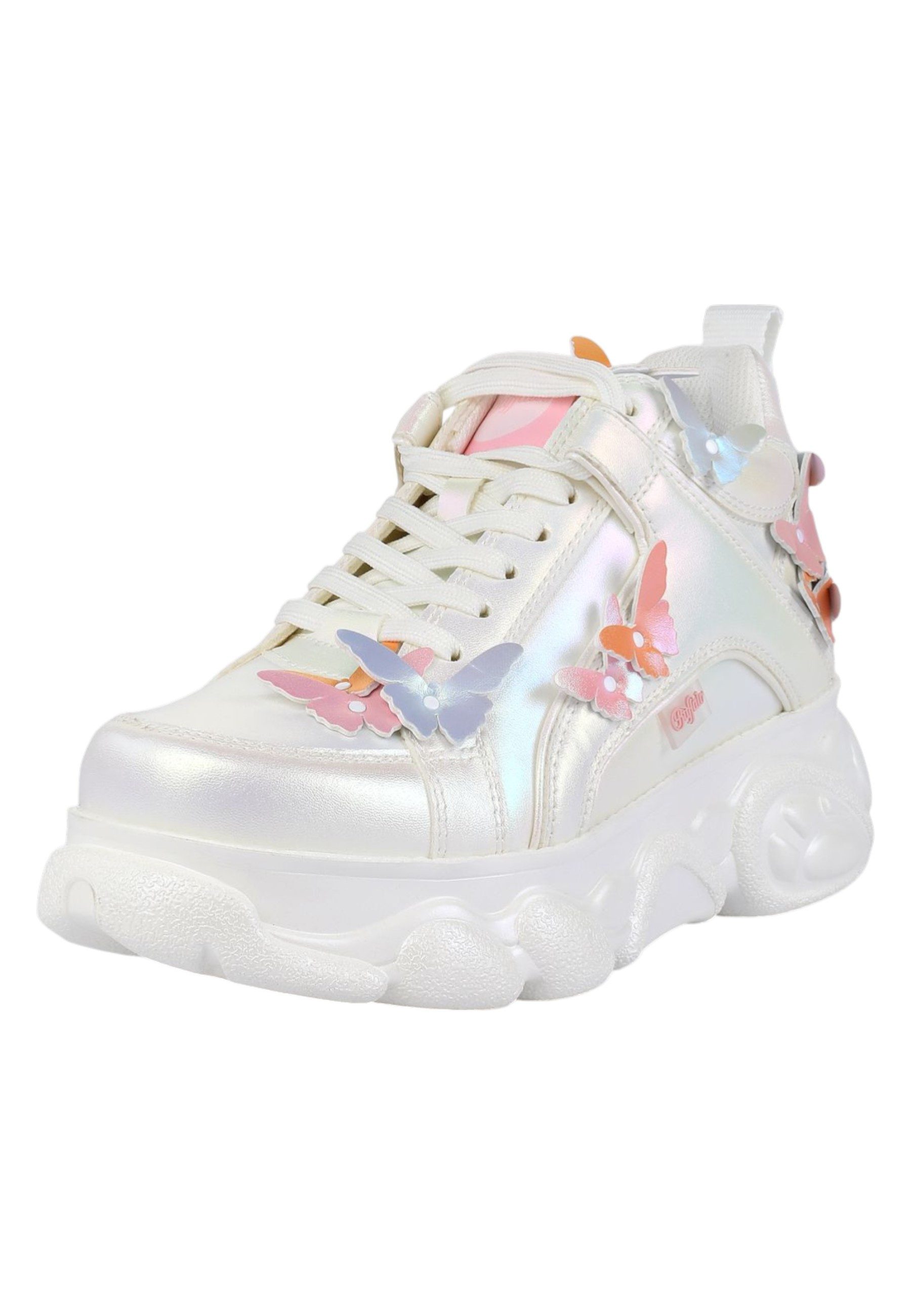 Buffalo 1636689 CLD Corin Butterfly White Pink Sneaker – Bild 3 von 5
