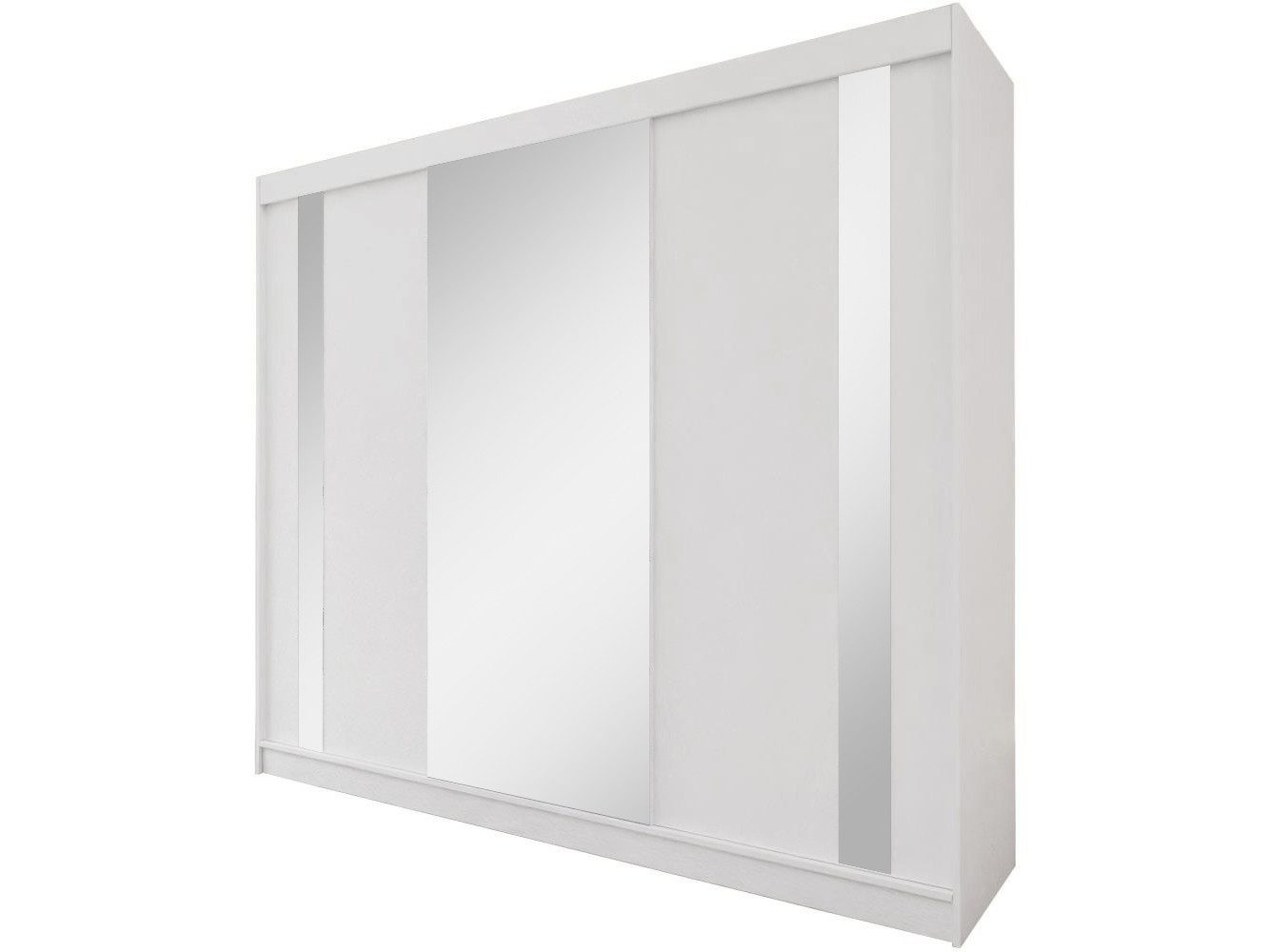 Beautysofa Kleiderschrank GAJA II mit Spiegel (Schrank mit Schubladen und Kleiderstange, moderner Schiebetürenschrank) Breite: 120 cm, 200 cm oder 240 cm