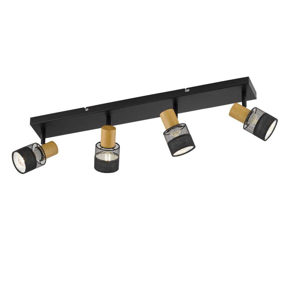 WOFI Deckenspot, Leuchtmittel nicht inklusive, Deckenleuchte 4 flammig Wohnzimmerlampe Spotleuchte