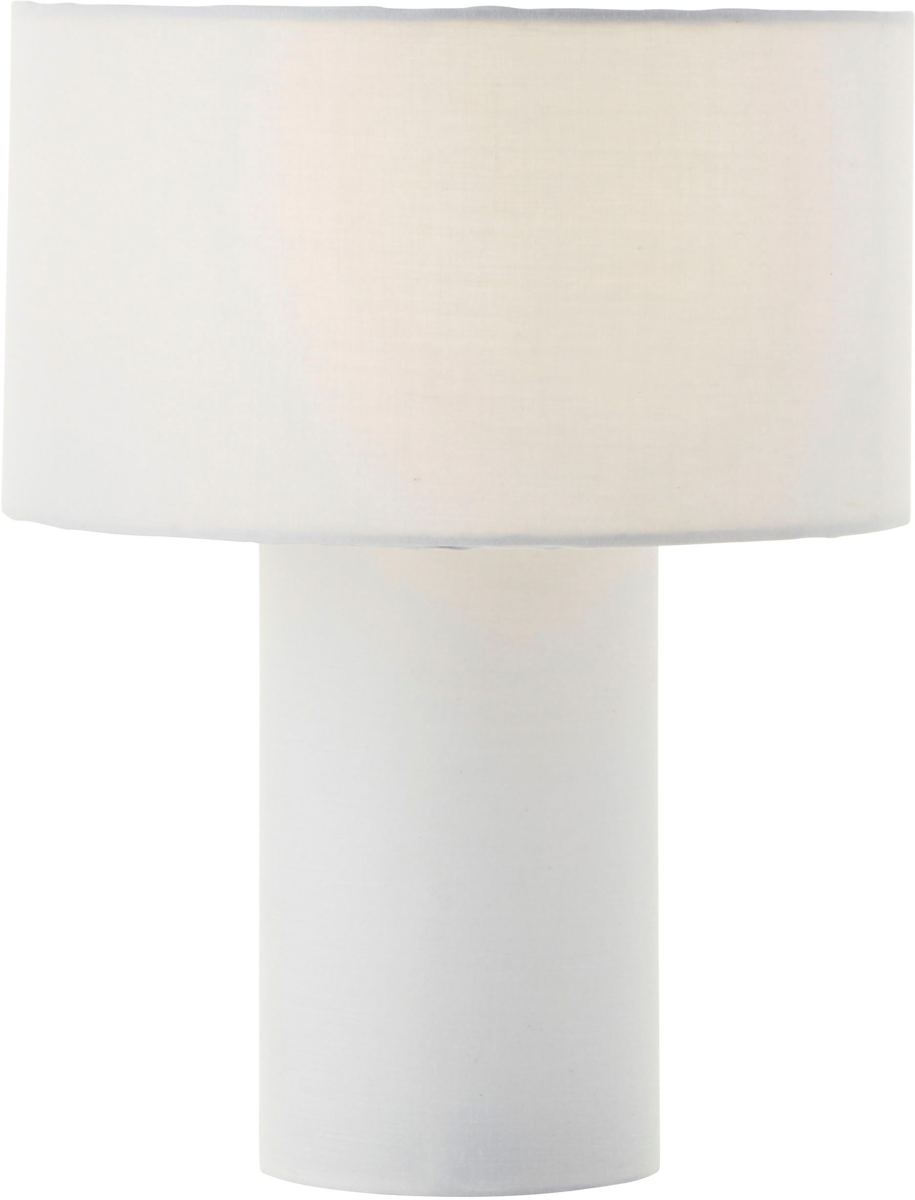 my home Tischleuchte Alrik - Lampe mit Stoffschirm, Ein-/Ausschalter, ohne günstig online kaufen