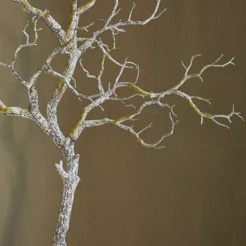 Kunstblume Deko-Zweig Orélie grau/grün, Mirabeau, Höhe 90.0 cm