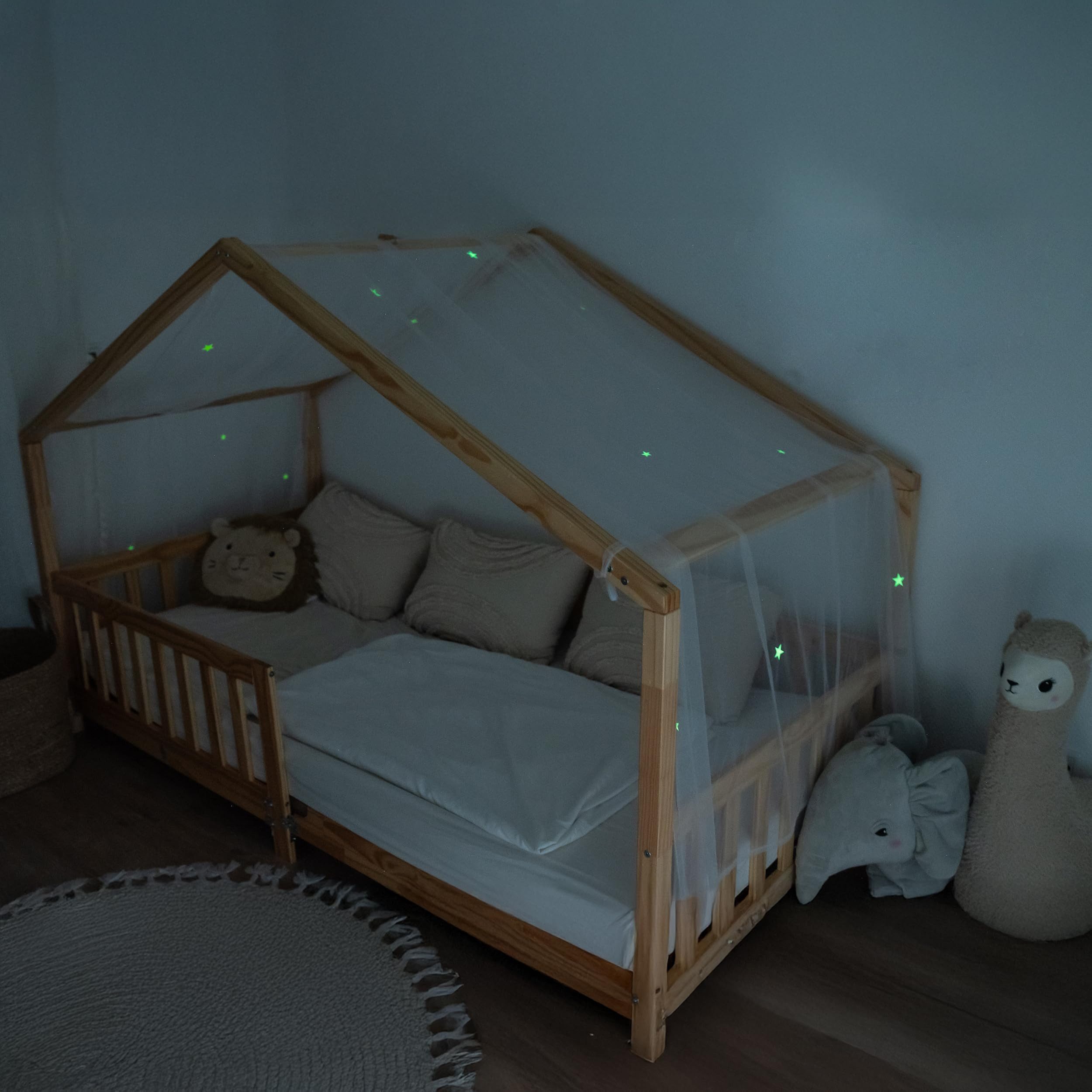 lilimaus Betthimmel Leuchtender Betthimmel mit Sternen für Kinder Hausbette günstig online kaufen