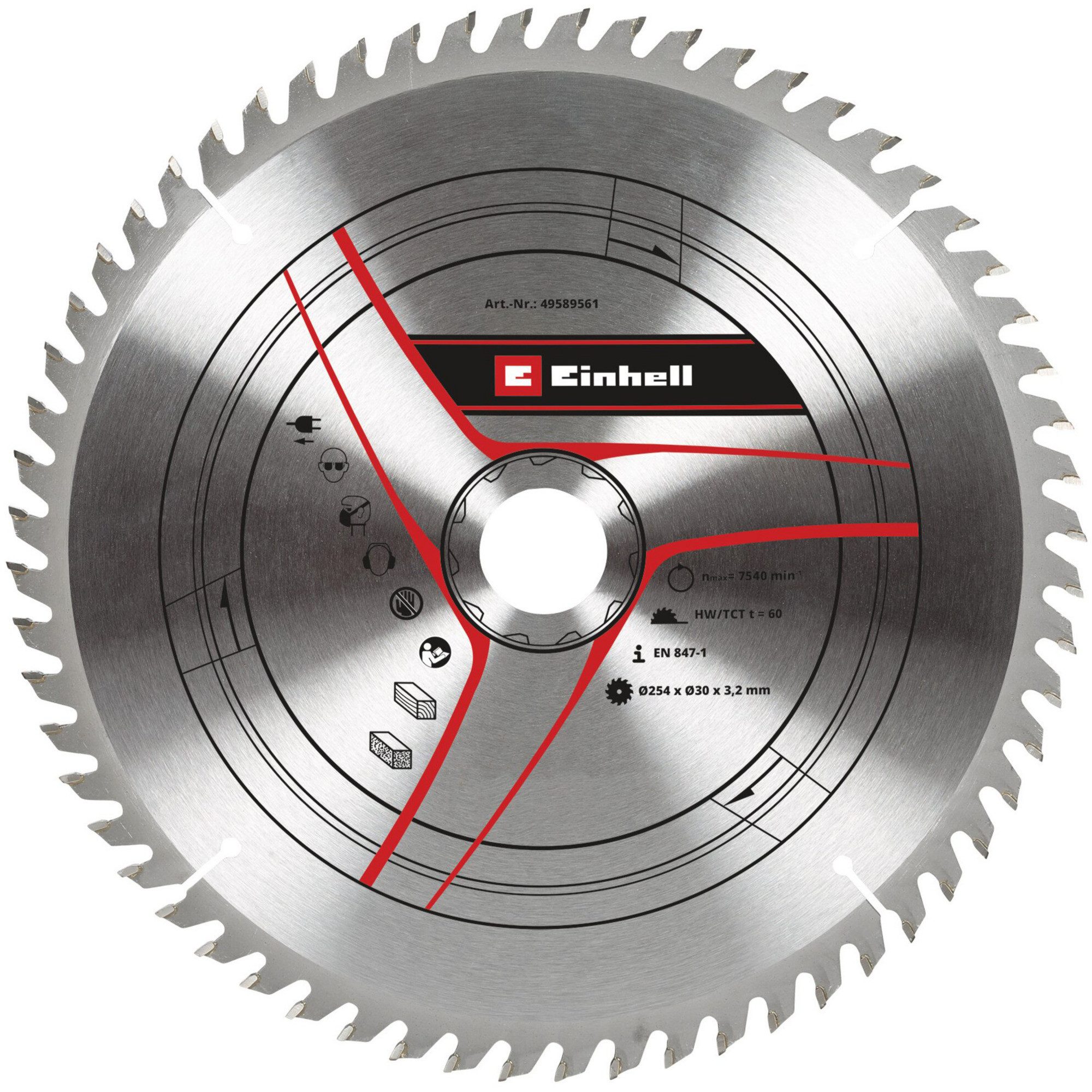 Einhell Sägeblatt EINHELL Kreissägeblatt HM, Ø 254 x 30mm, 3,2mm