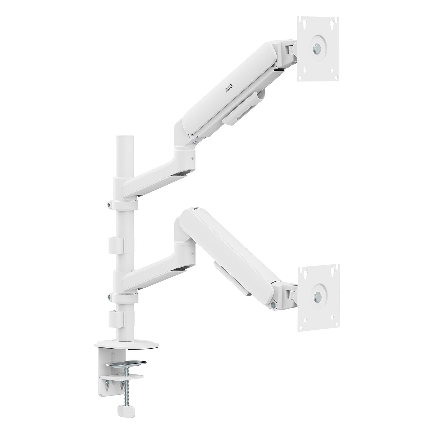 Ergo Office Monitor-Halterung ER-692 Halterung für 2 Monitore (17–32) max. 10 kg (pro Arm), (bis 32 Zoll, mit Gasfedern, VESA 75x75, 100x100)