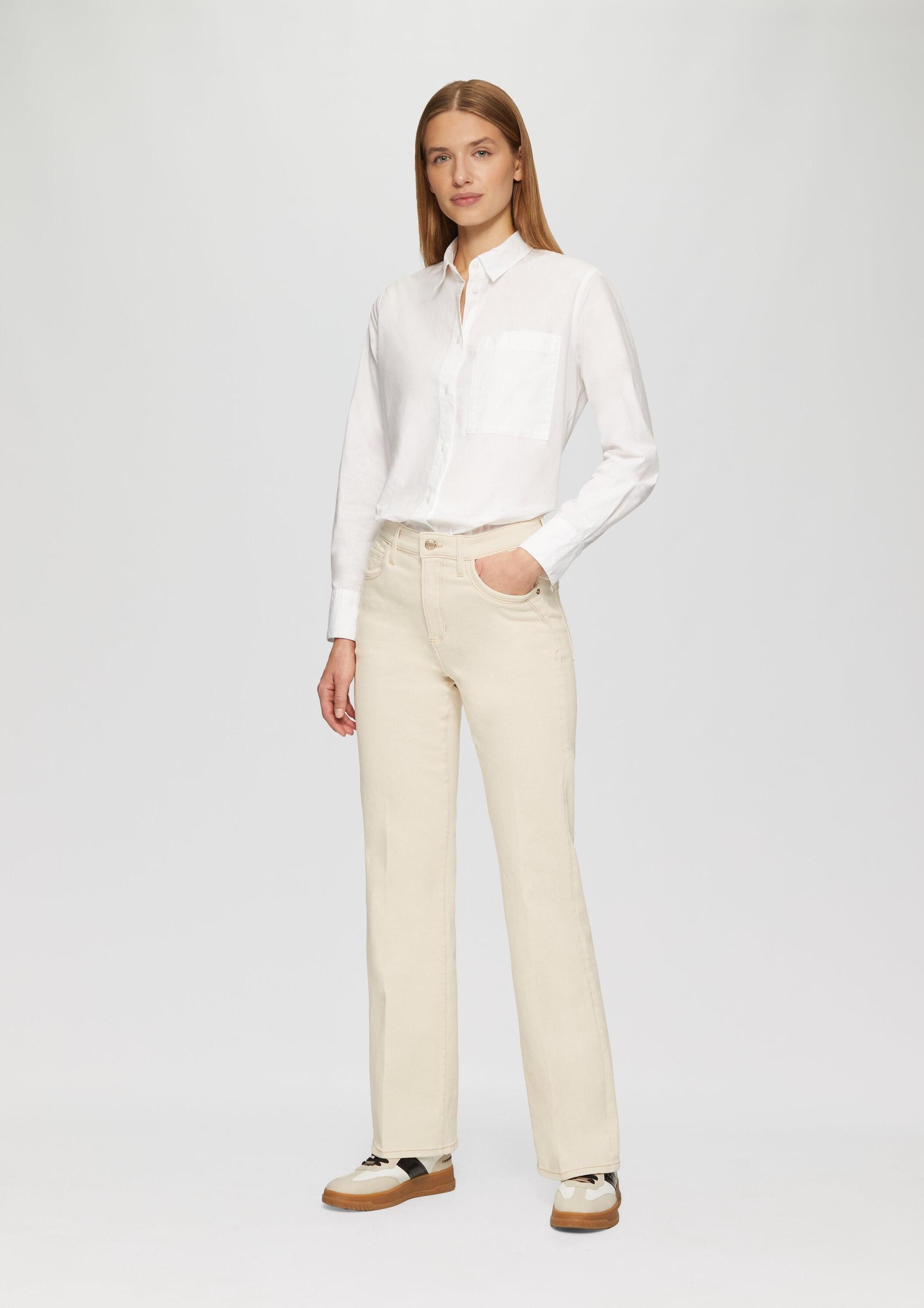 s.Oliver Weite Jeans Jeans-Hose Jeans Beverly / Regular Fit / High Rise / F günstig online kaufen