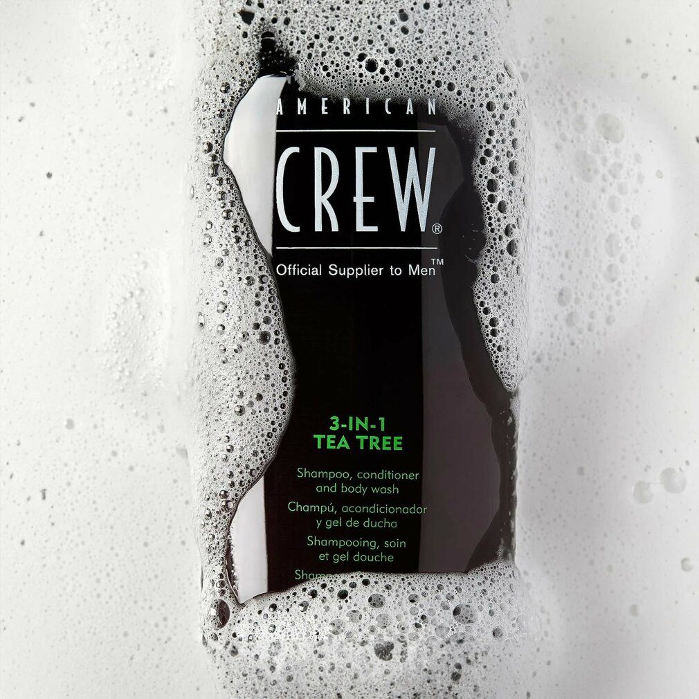 American Crew Haarshampoo 3in1 Teebaum Shampoo, Spülung und Körperreinigung 100ml
