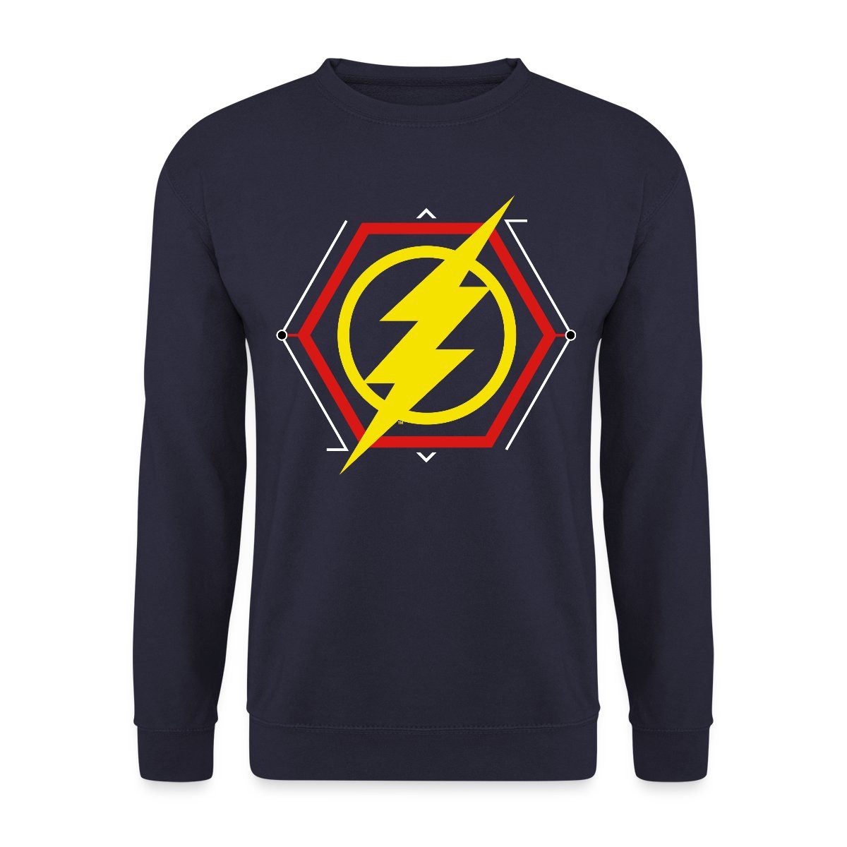 Sweatshirt The Flash Gelber Blitz Symbol Unisex Pullover
