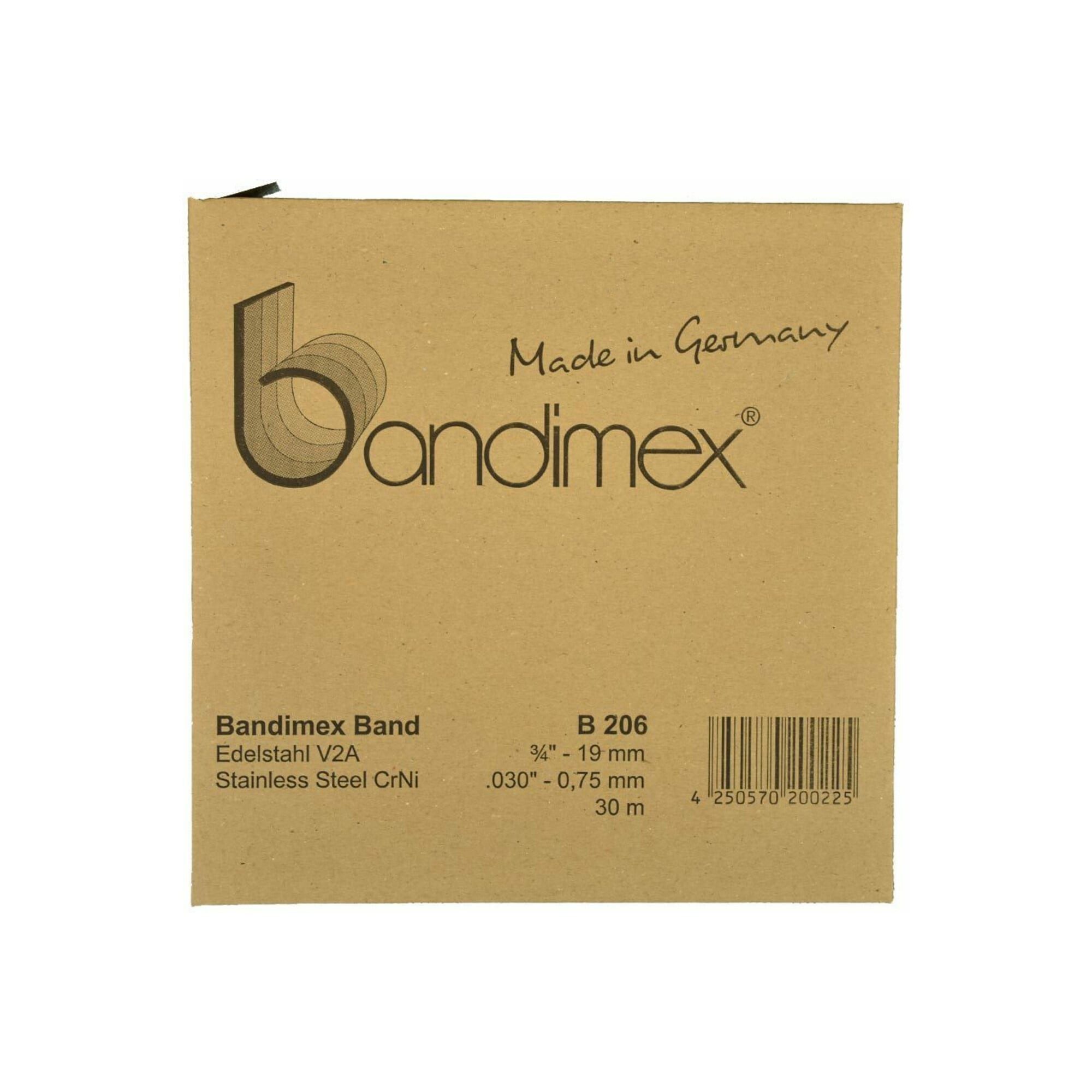 bandimex Hammer bandimex Stahlband V2A, 19mm-3/4", L 30m
