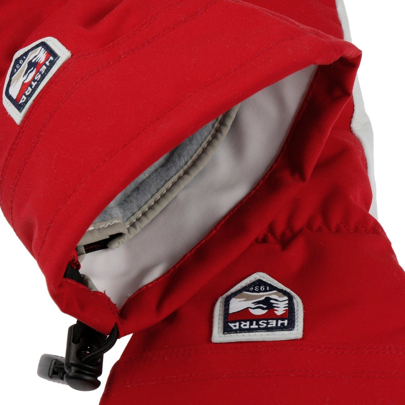 Hestra Skihandschuhe (1-St) Lederhandschuhe mit Futter