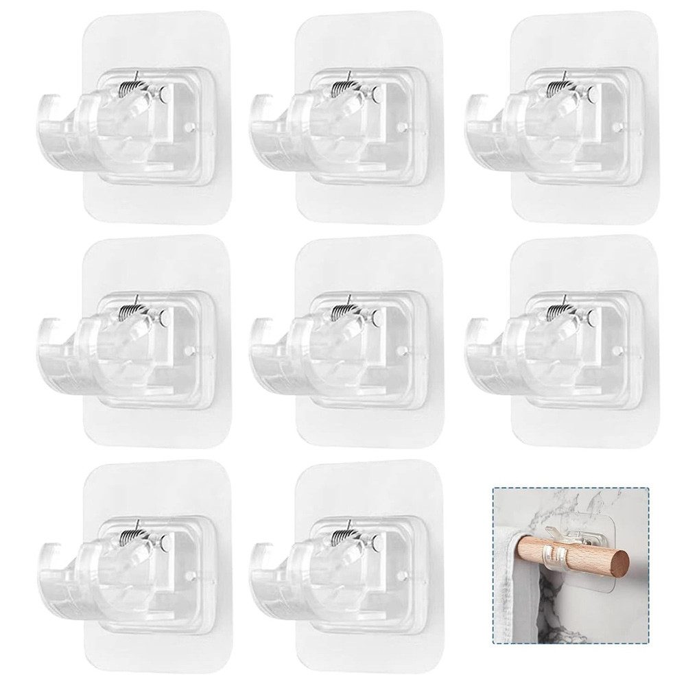 HAUSS SPOLE Gardinenhaken Gardienhaken Selbsthaftend Haltehaken Gardinen, D günstig online kaufen