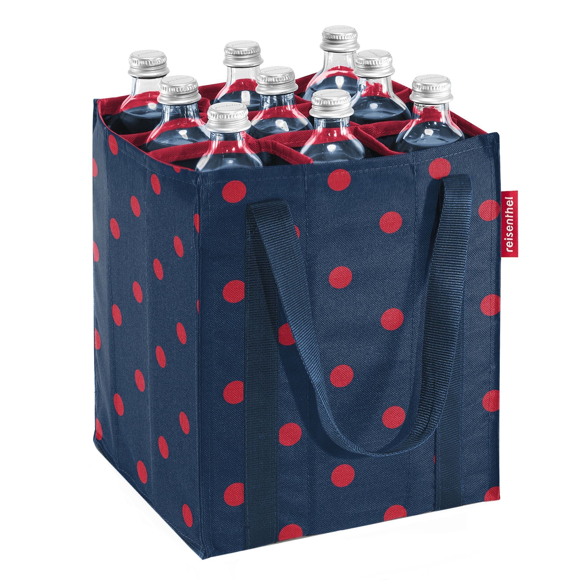 REISENTHEL® Schultertasche Shopping, Polyester mixed dots red