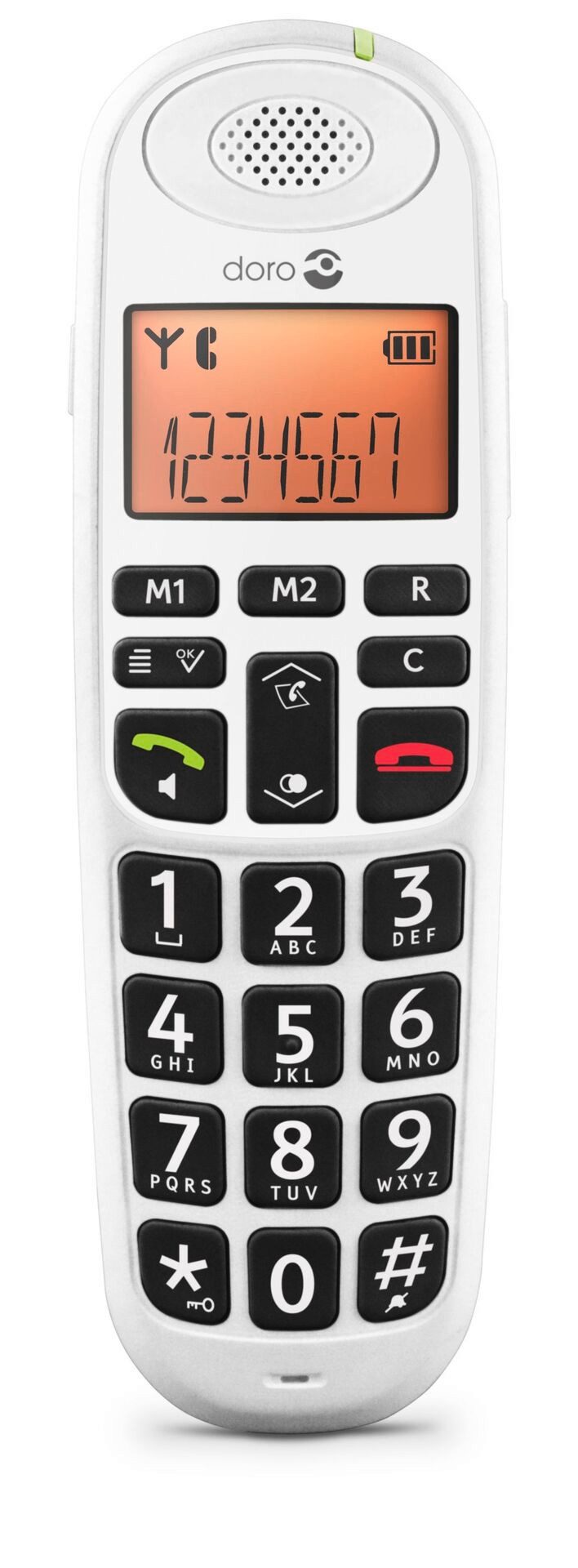 Doro PhoneEasy 100w Schnurloses Mobilteil (Mobilteile: 1, Hörgerätekompatibel)