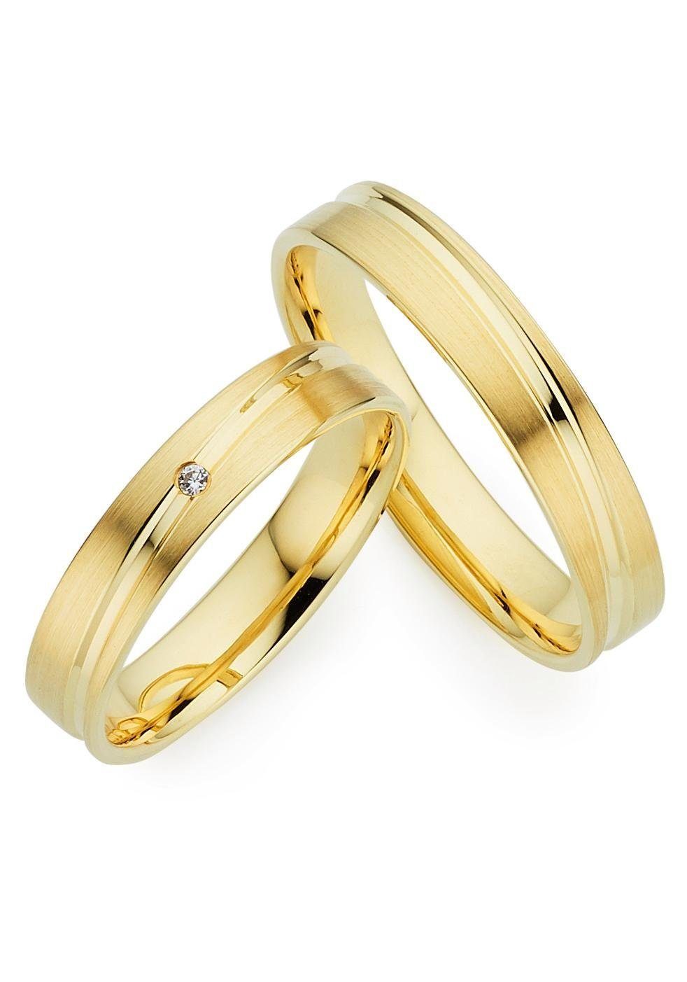 Phönix Trauring Schmuck Geschenk Gold 333 Trauring Ehering LIEBE versch. Varianten, Goldring mit oder ohne Brillant - Made in Germany