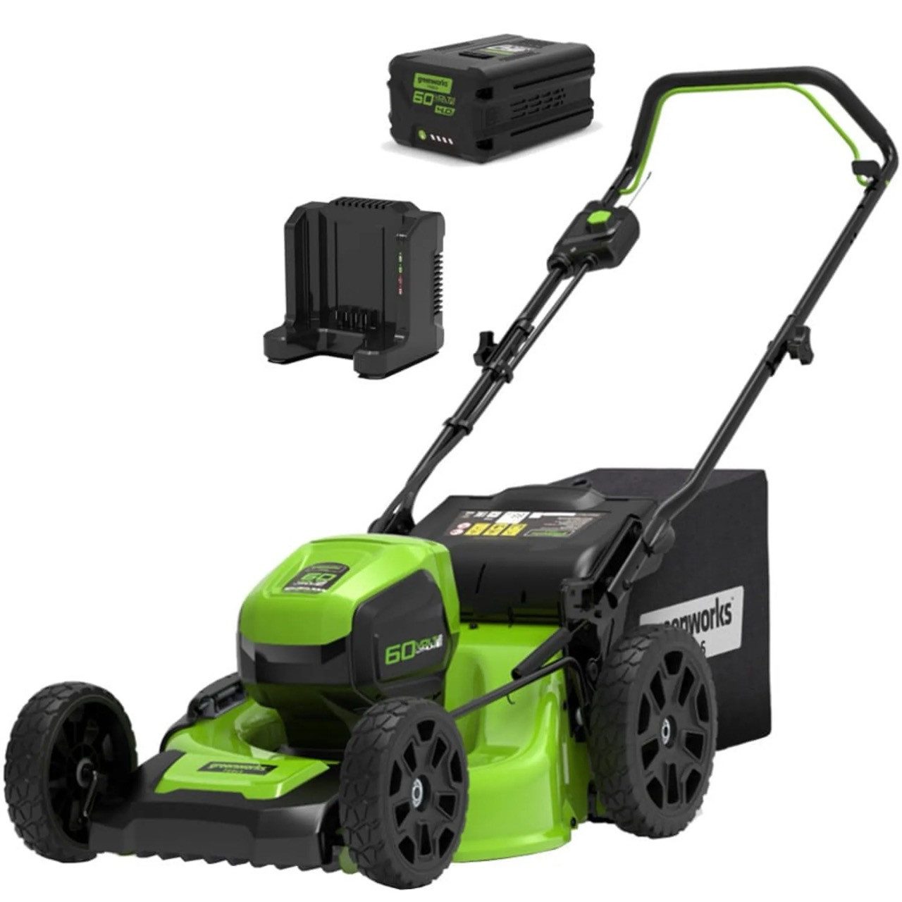 Greenworks Akkurasenmäher Greenworks Cordless mower 60V 4Ah 46 cm GD60LM46HPK4 - 2502807UB, 46 cm Schnittbreite