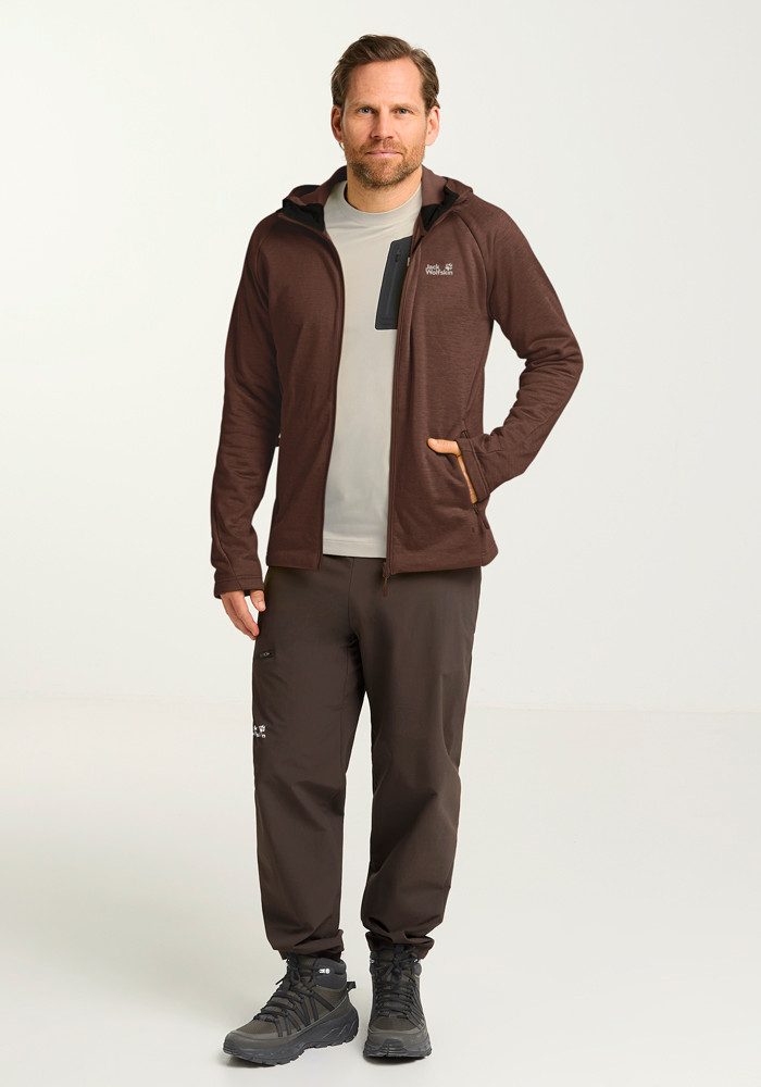 Jack Wolfskin Fleecejacke PEAK DISTRICT HOODED FZ M