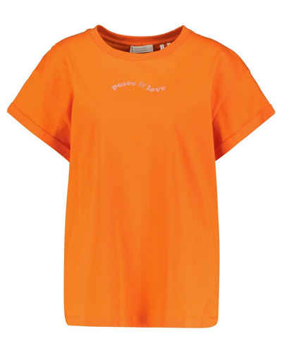 Rich & Royal T-Shirt Damen T-Shirt BOYFRIEND COLOURED SPARKLE ORGANIC (1-tlg)