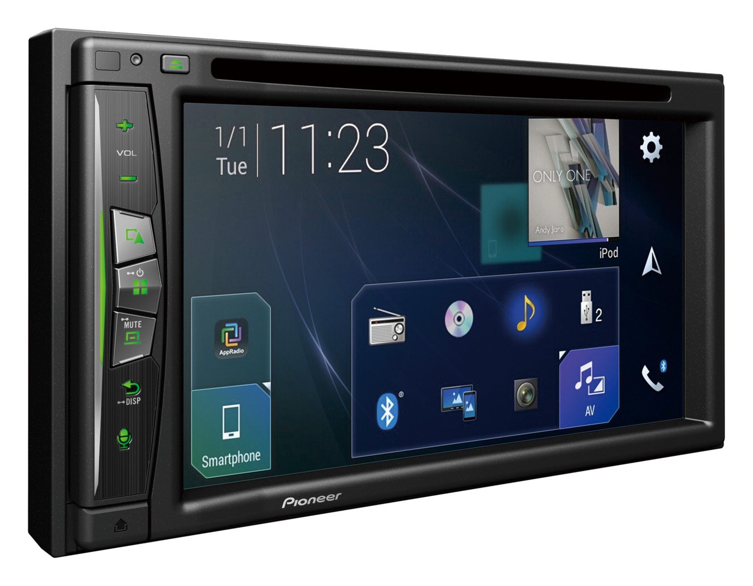 Pioneer AVIC-Z630BT Navigation Bluetooth kabelloses Apple CarPlayradio Autoradio (RDS, AM/FM Radio, Animiertes Display, DAB, DVD Regionalcodes, 2 DIN)