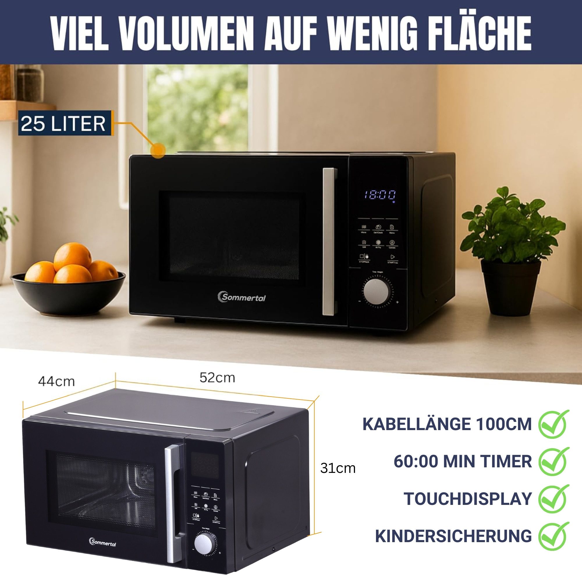 Sommertal 4-in-1 Mikrowelle - Bild 5