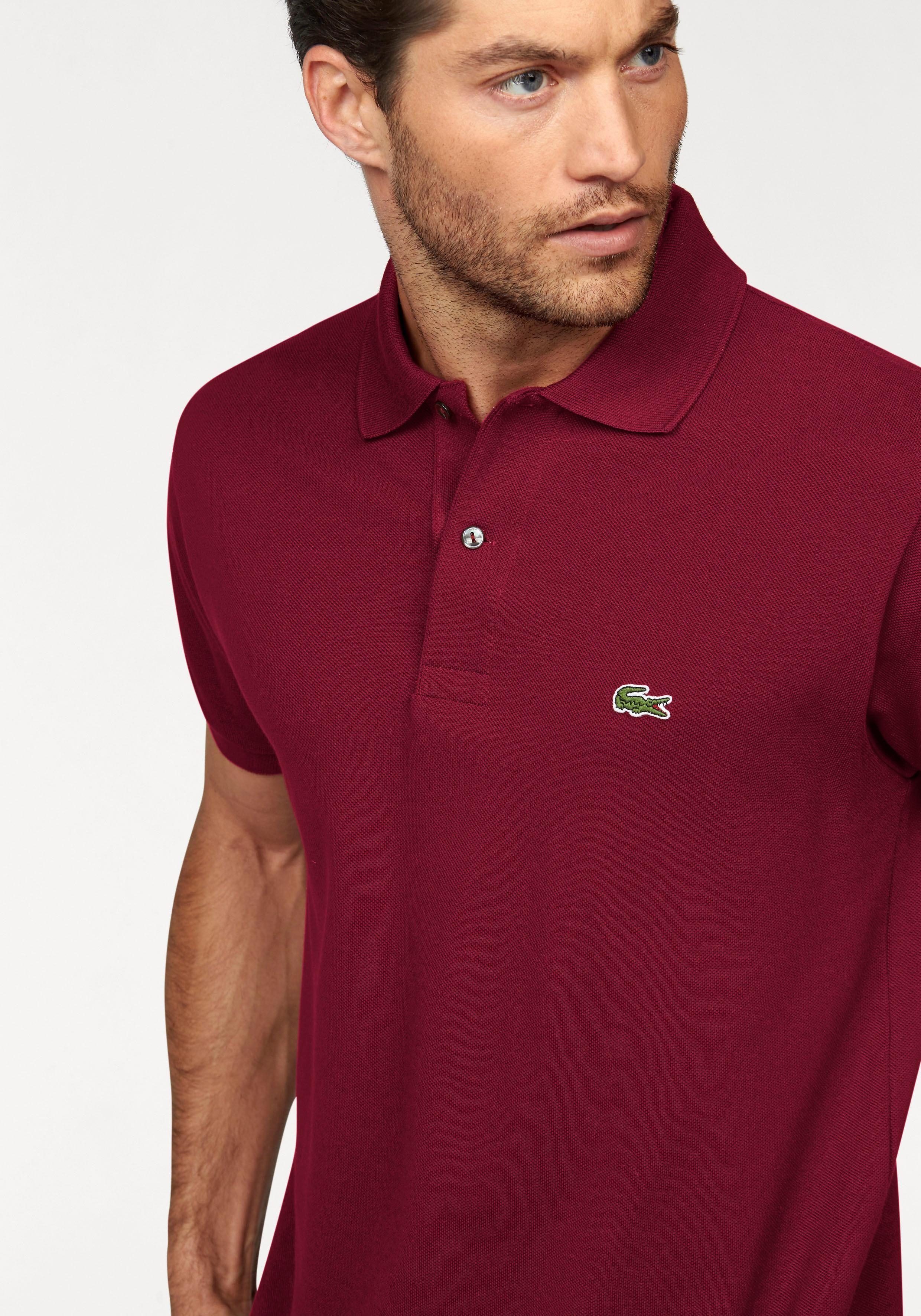 Lacoste Poloshirt (1-tlg) mit Knöpfen in Perlmuttoptik