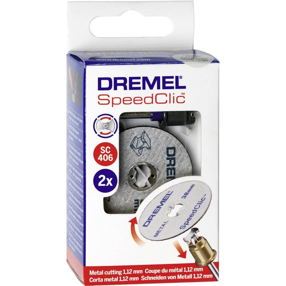 DREMEL Trennscheibe ® Scheiben-Schnellwechsel-System SpeedClic™ Startset 2615S406JC