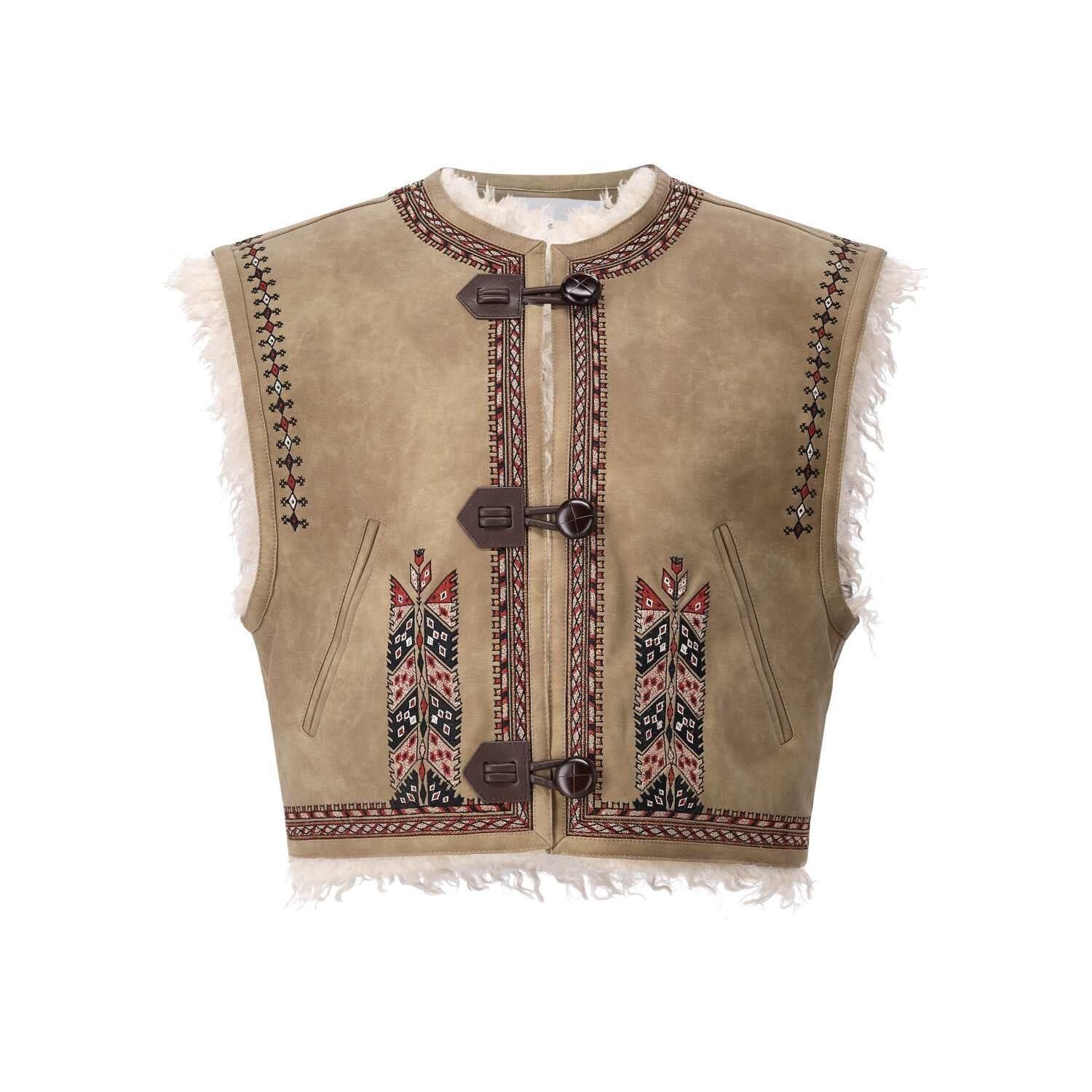 ISABEL MARANT Fellimitatweste Clemencia