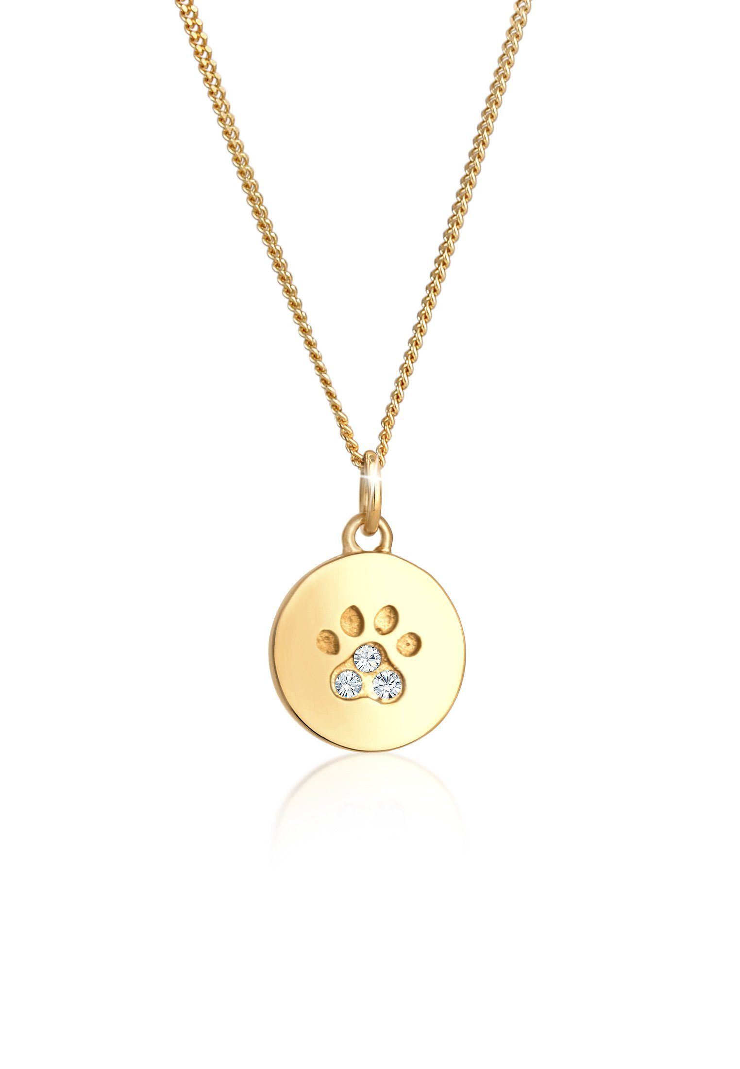 Elli Kette mit Anhänger Pfote Hund günstig online kaufen