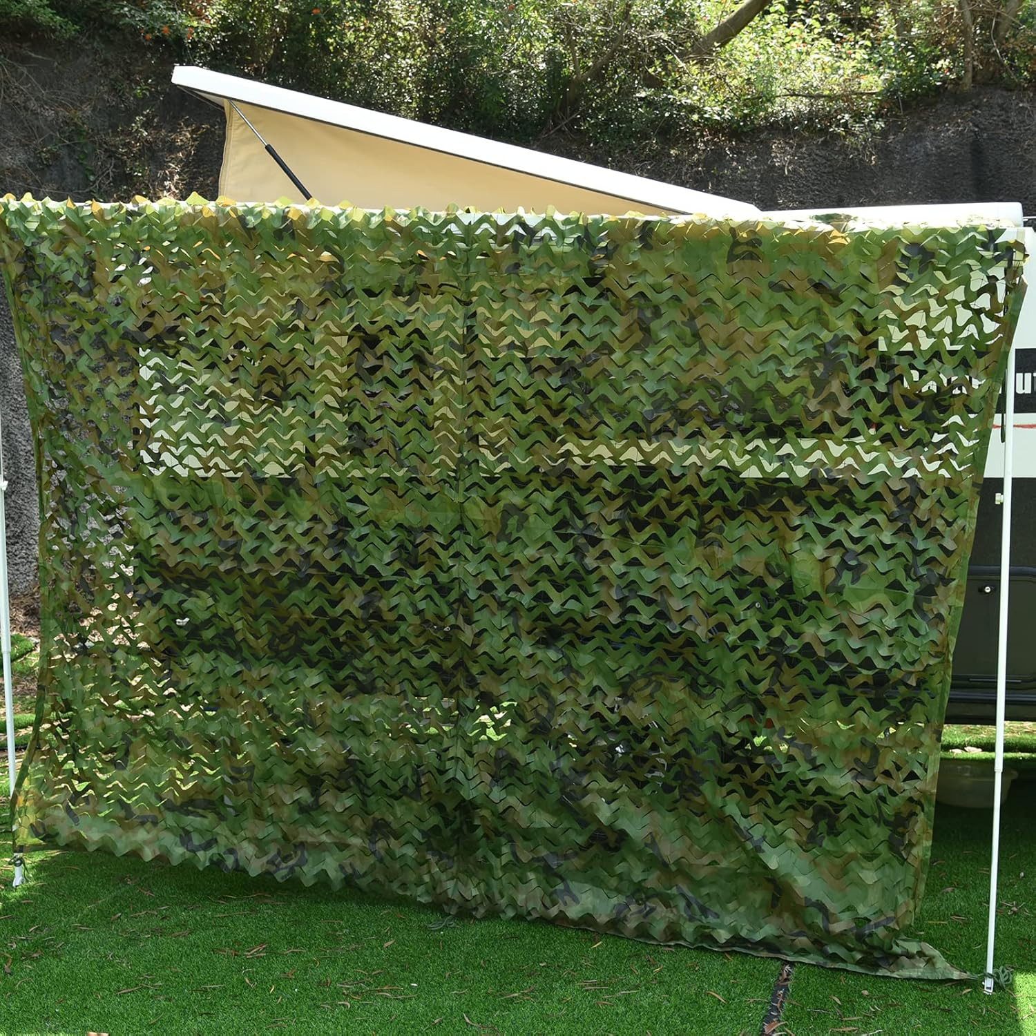 BlingBin Sonnensegel Tarnnetz Jagd Camouflage Netz Tarnung Net für Dekoration Sonnenschutz, (1er Set, 1-tlg., 2 x 3M), Tarnnetz Sichtschutz für Garten Freizeit Camping Party Bar Jagd Deko