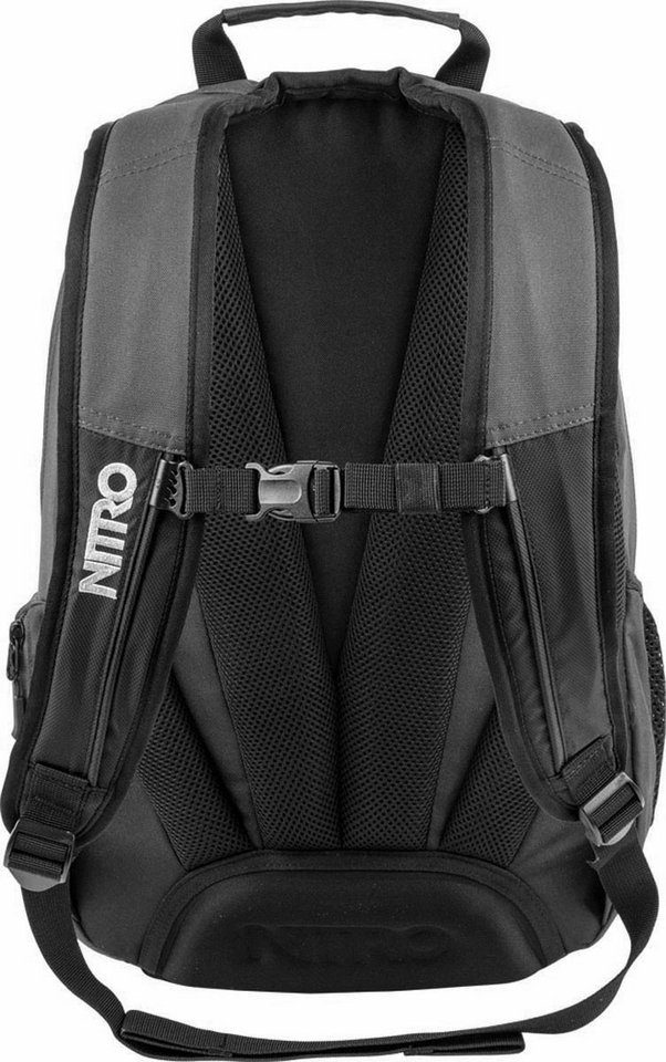 NITRO Schulrucksack Stash 29, Alltagsrucksack, Freizeit, green Schule, Arbeit Reise geo für Rucksack und