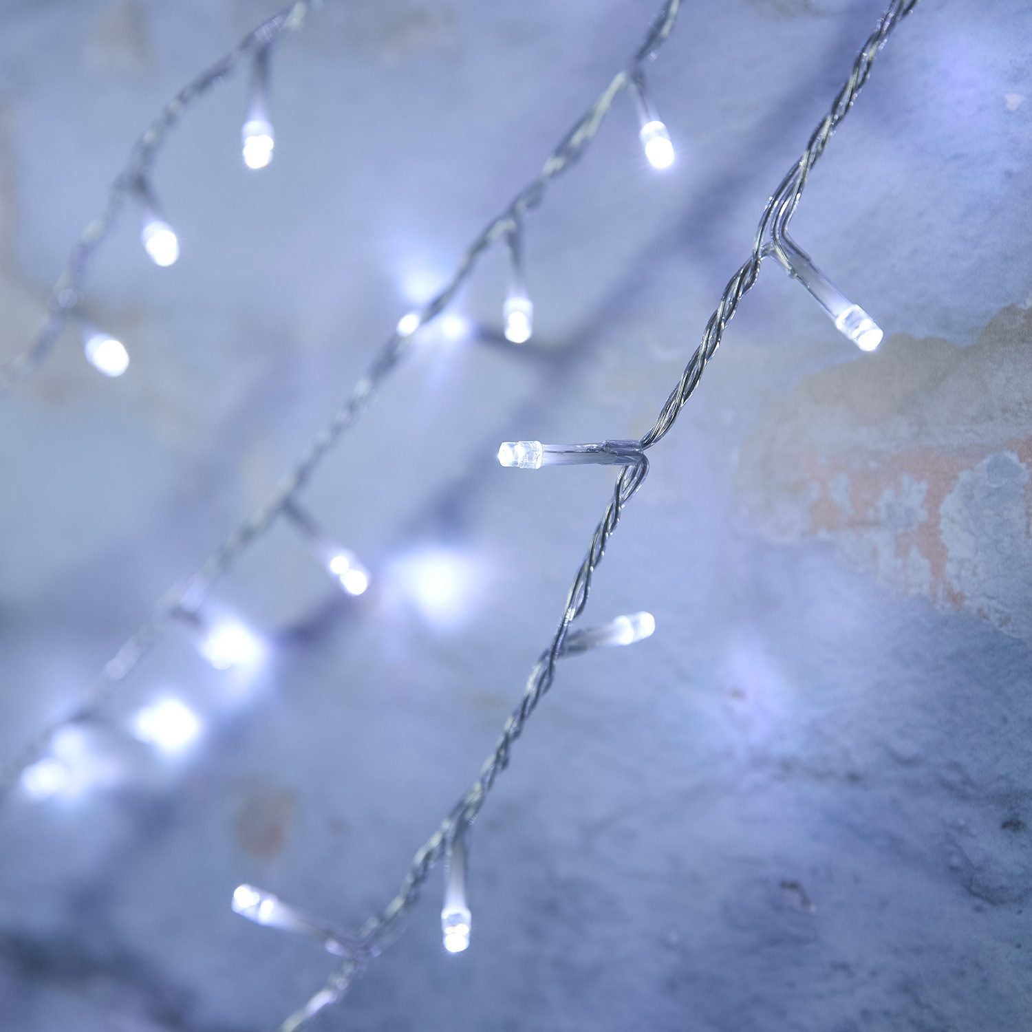 Lights4fun LED-Lichterkette 800er LED Lichterkette Bicolor
