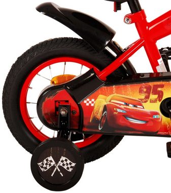 Disney Cars Kinderfahrrad Jungen - Lightning McQueen - Rot - verschiedene Größen - bis 60 kg, Luftbereifung, einstellbare Lenkerhöhe, Rücktrittbremse, Stahlfelgen