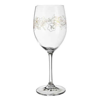Depot Weinglas »Weinglas Fiori«, 100% Glas, aus Glas, Fassungsvermögen: 420 Milliliter