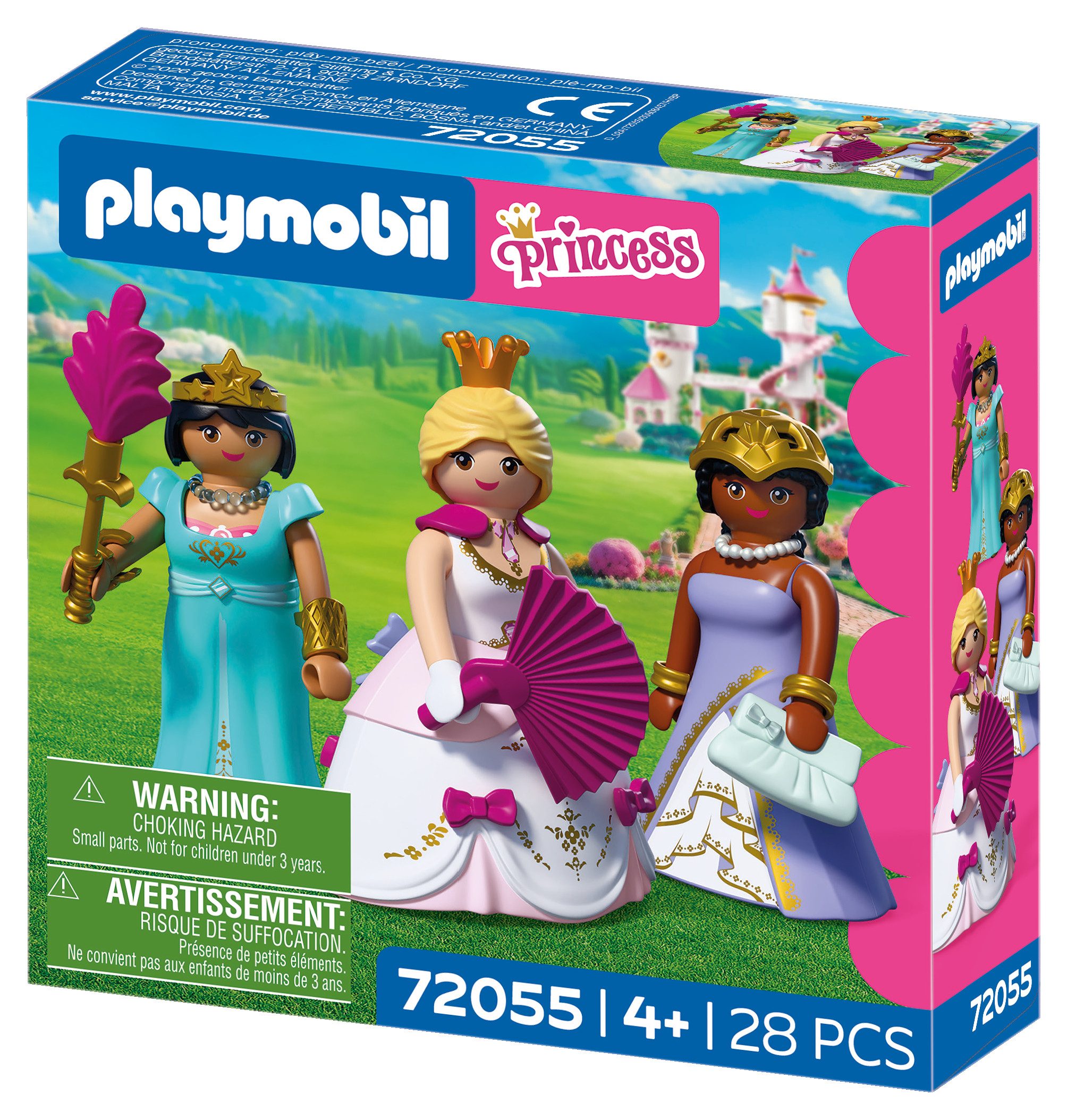 Playmobil® Drei Prinzessinnen (72055), Princess Konstruktions-Spielset, (28 St), Made in Europe – Bild 4 von 5
