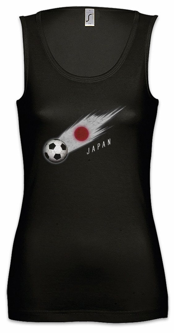 Urban Backwoods Tanktop Japan Football Comet I Ärmelloses Damen T-Shirt Japanisch Japanische Fußball Fahne Fussball Komet
