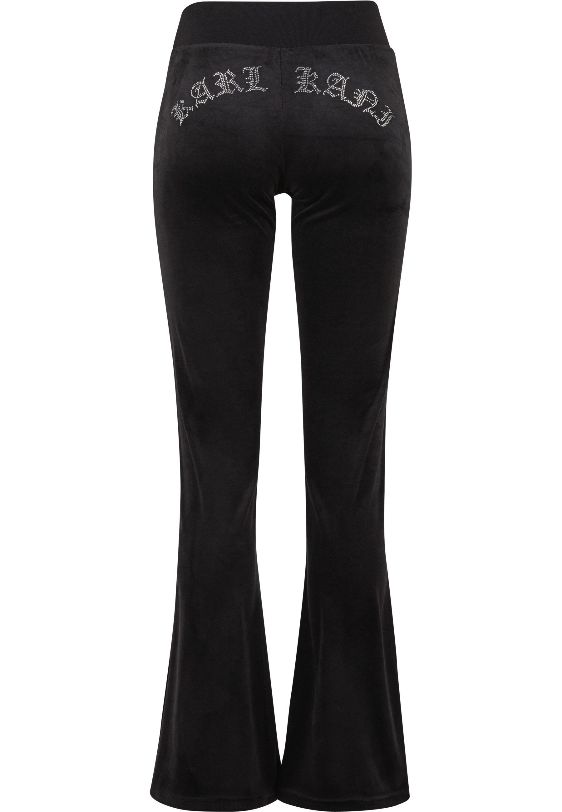 Karl Kani Jogginghose Karl Kani Signature Rhinestone Velours Trackpants (1-tlg)
