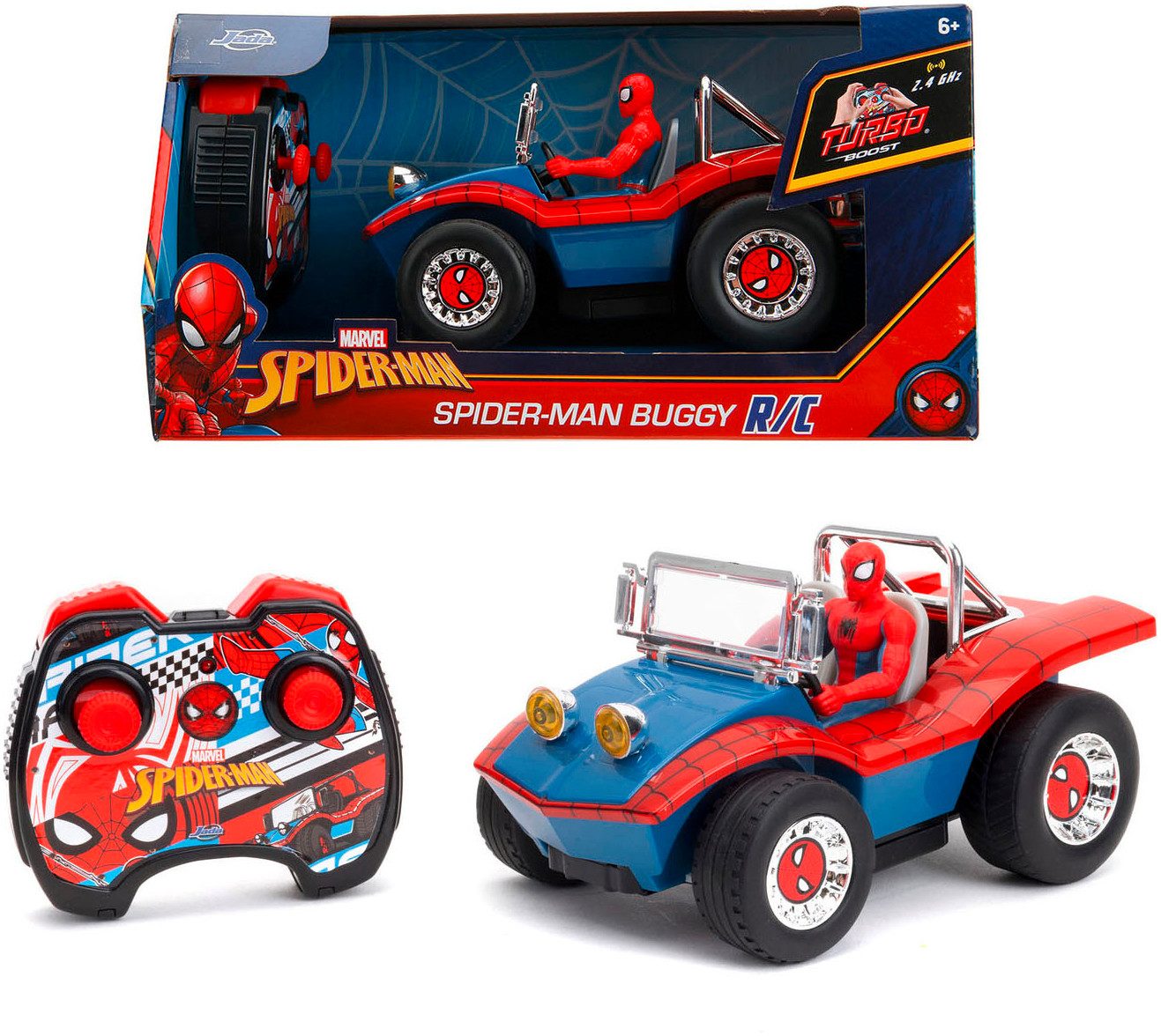RC-Buggy Marvel Spider-Man RC Buggy, 1:24, 2,4GHz