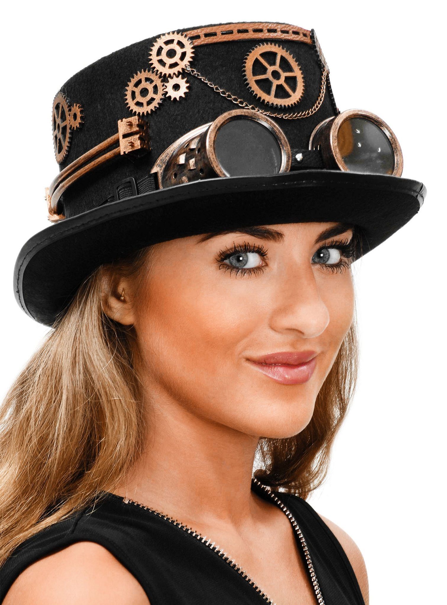 шляпка часики. стимпанк шляпа. головной убор часики. шляпка часы. шляпка часики.