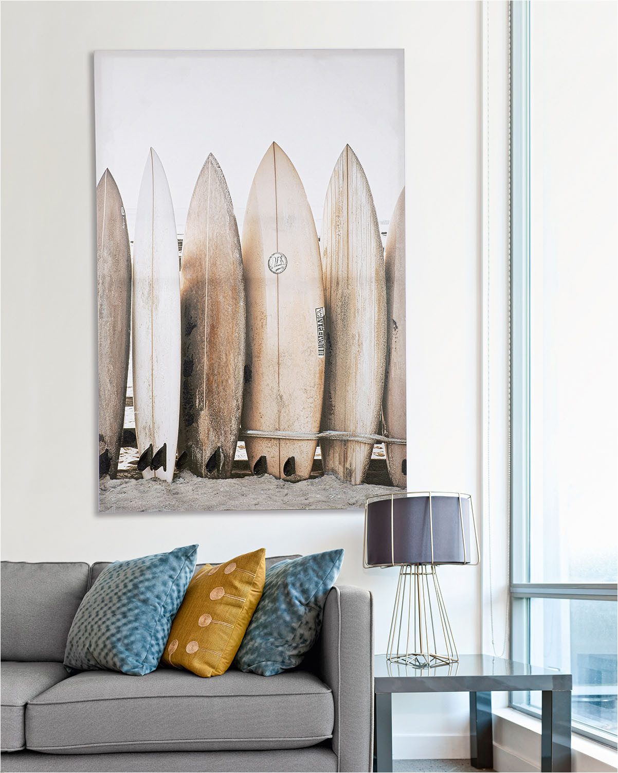 GILDE Metallbild Bild rechteckig Surfbretter, Strandbilder (1 St)